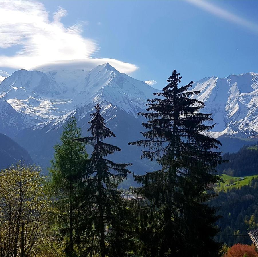 Appartement Saint Gervais Les Bains Vue Imprenable Mont Blanc Exterior photo