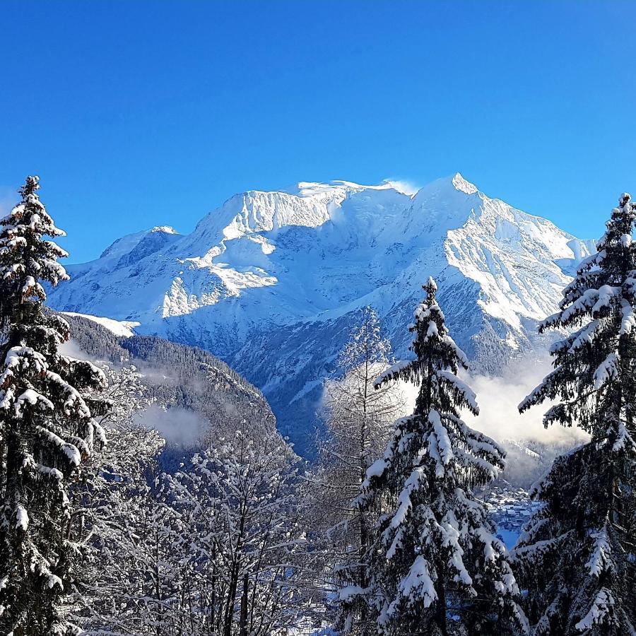 Appartement Saint Gervais Les Bains Vue Imprenable Mont Blanc Exterior photo