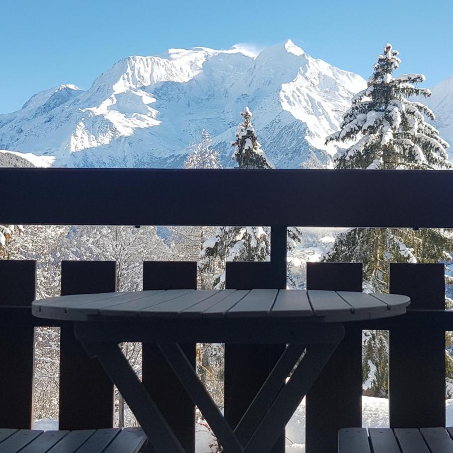 Appartement Saint Gervais Les Bains Vue Imprenable Mont Blanc Exterior photo